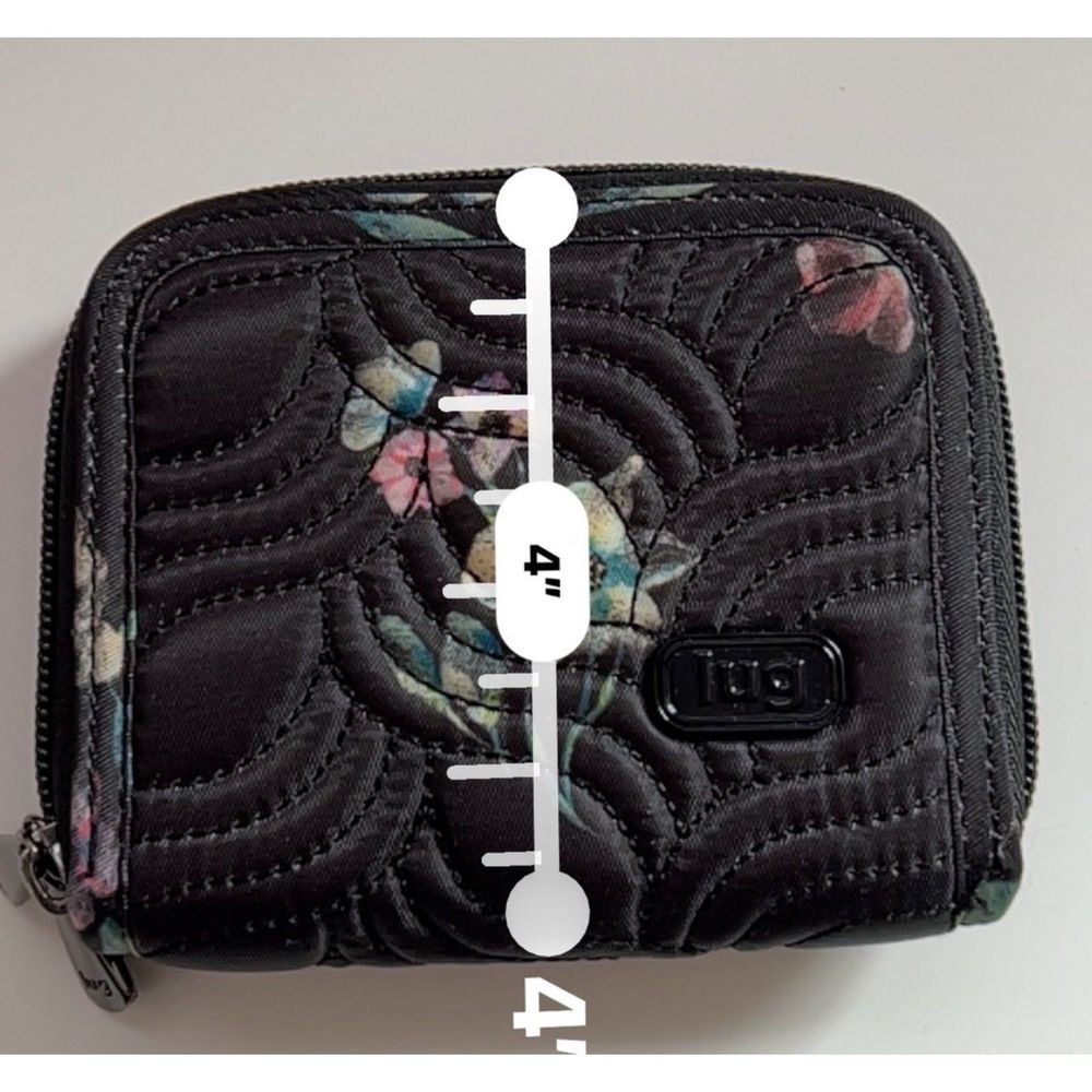 Lug Splits RFID double zip wallet. - Picture 4 of 8